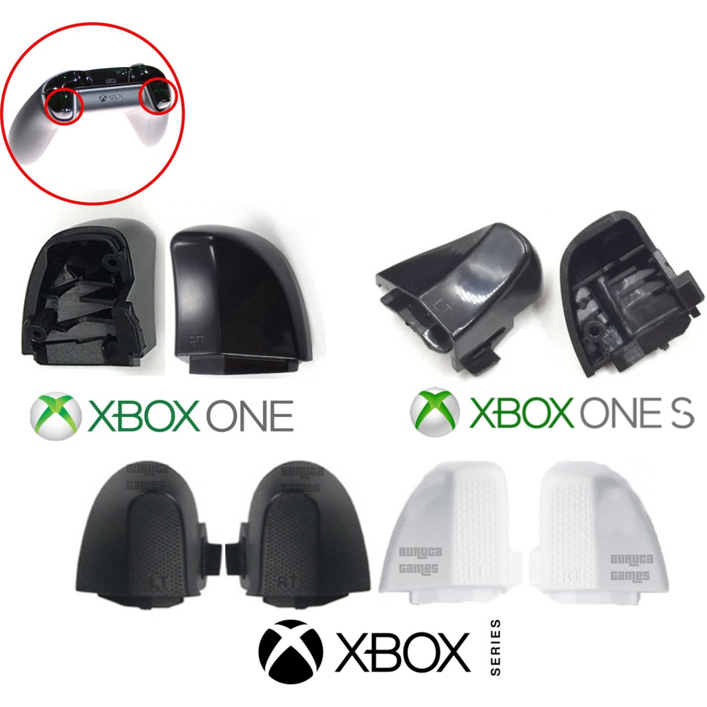 Botões LT RT para controle de Xbox One e XBOX Series S/ X