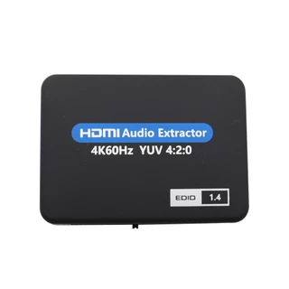 Extrator De Áudio HDMI Splitter 4Kx 2K Para Óptico TOSLINK SPDIF & 3.5mm Estéreo