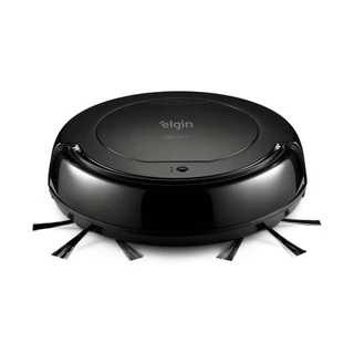 Aspirador de Pó Robô Evo Robot 3 em 1 Elgin Varre, Aspira, Passa Pano Preto Bivolt