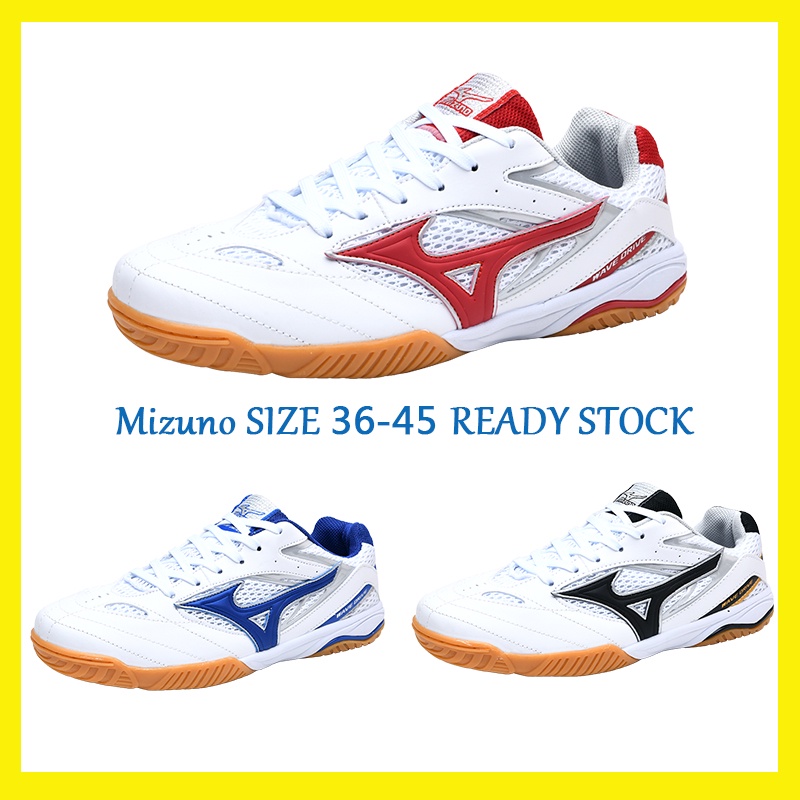 Size 36 45 Ready Estoque Mizuno Men s Universal Tamanho Grande Exterior Sapatos Badminton De Tenis De Mesa De Moda Faz a Boa