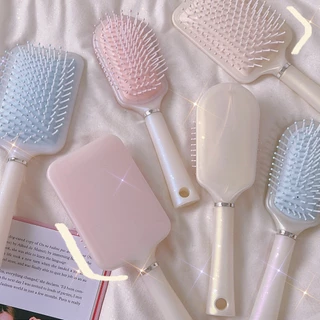 Pente De Almofada De Ar Fofo Para Modelar Cabelos Anti-Massagem Estática Escova De Cabelo Cacheado Feminina Cabeleireiro Estilo