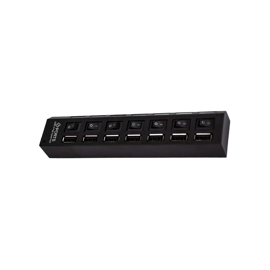 Hub Usb Com 7 Entradas Usb 2.0 Com Botão On/off | Shopee Brasil