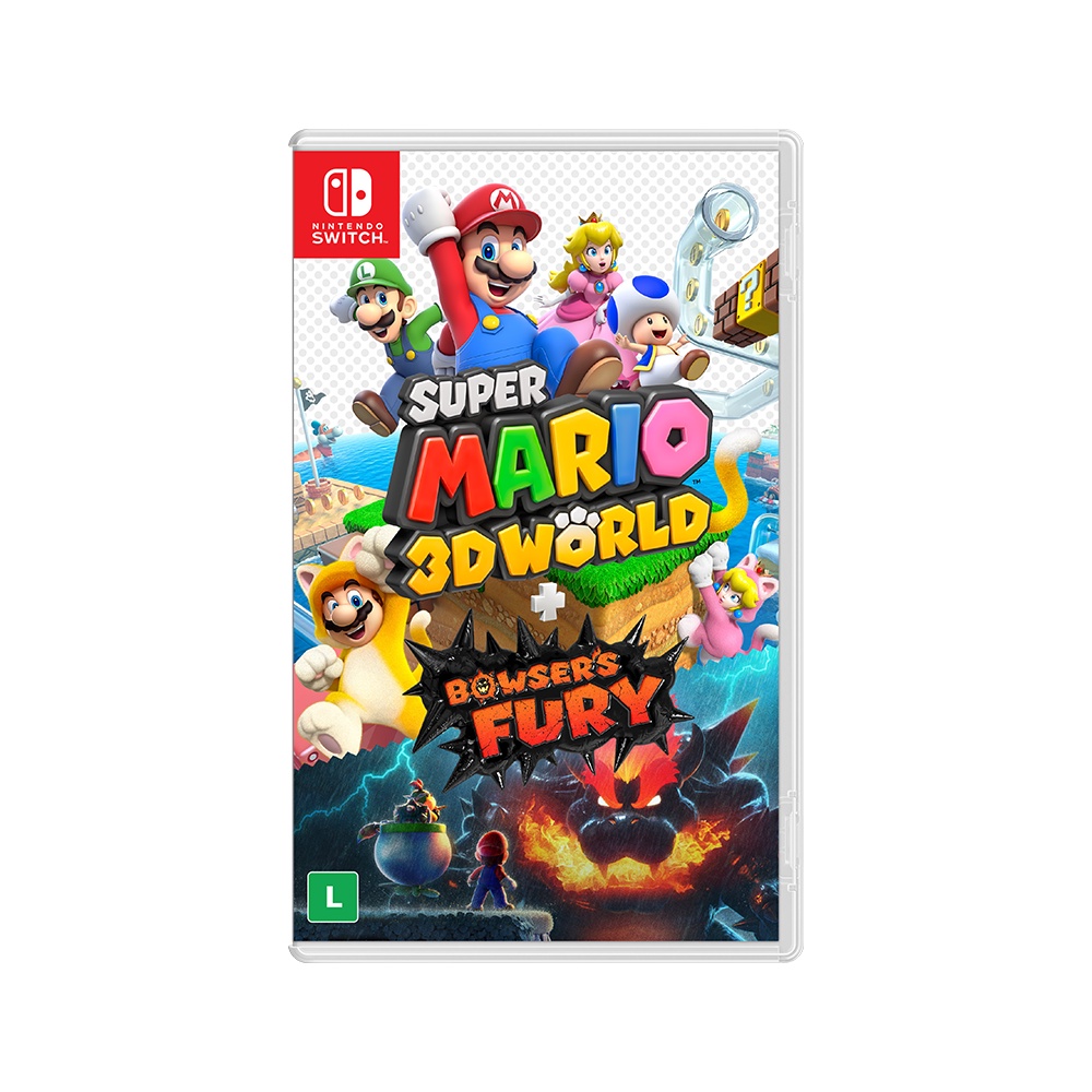 Jogo Super Mario 3D World + Bowser's Fury - Nintendo Switch