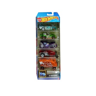 Hot Wheels Pacote 5 Carrinhos X-Raycers - Mattel