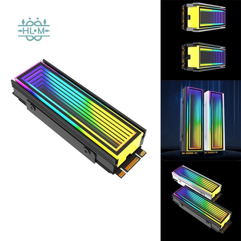 Radiateur SSD M.2 RGB Synchro 5V ARGB | Refroidissement Gamer PC Avec Éclairage Personnalisable