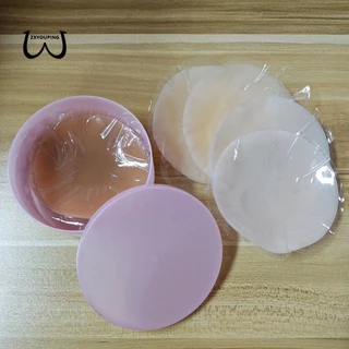 ZXYOUPING 5 Pares/set 7/8CM Capa De Silicone Reutilizável Para Mamilos Bra Pad/Adesivo/Nipple Fita Adesiva Stickers À Prova D'água Com Caixa De Presente