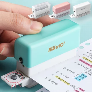 Perfurador De 6 Furos Encadernador Portátil Para A4/A5/B5 Caderno De Anotações Papel De Papelaria Livros De Recortes