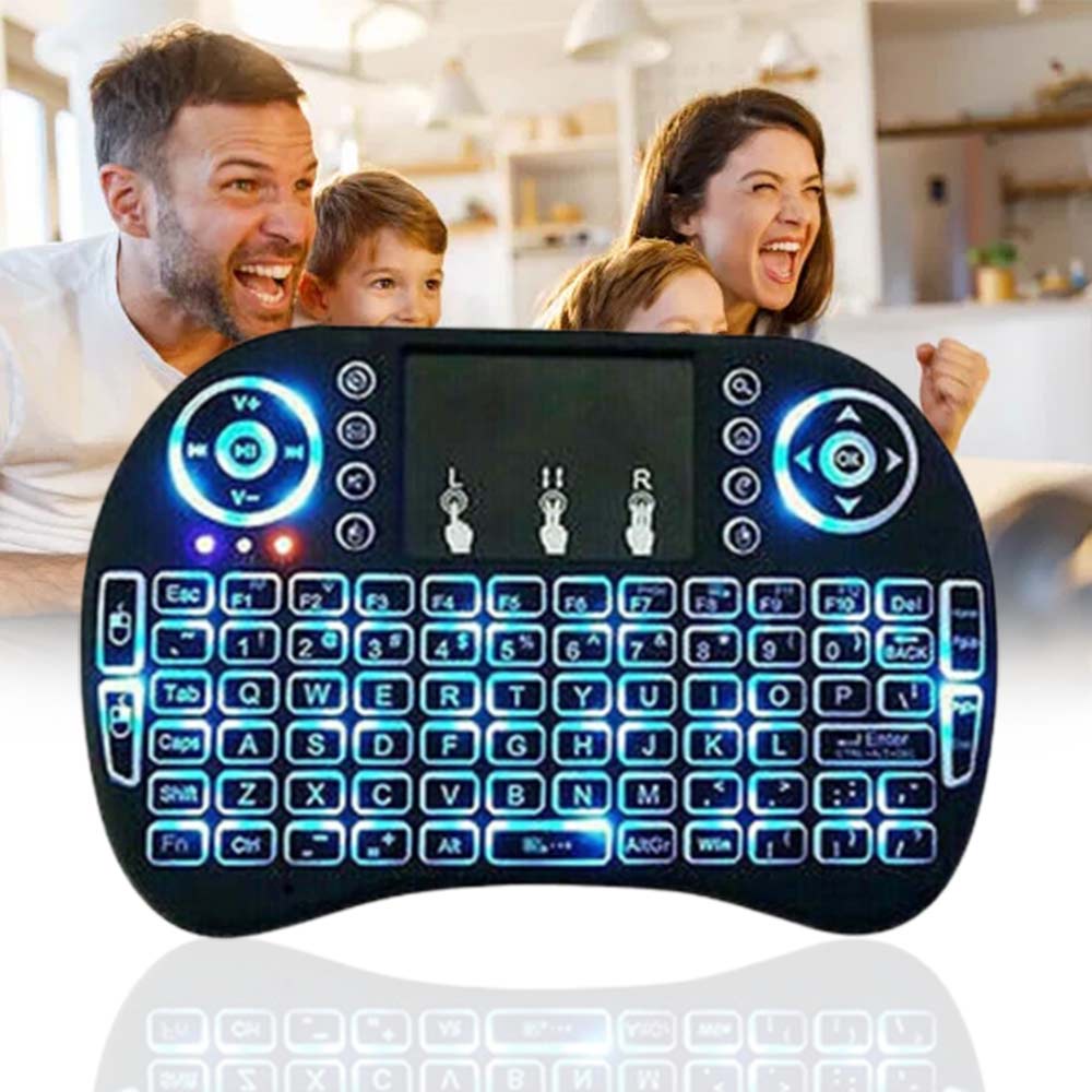 Mini Touchpad De Teclado Portátil Sem Fio Para Android Smart TV Box PC ...
