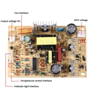 VOKTTA AC220V TO DC12V Acessórios Do Distribuidor De Água Placa De Circuito De Refrigeração Eletrônica Comutação F