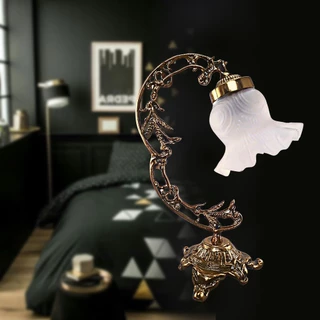 Abajur Loft Em Metal Retro Moderno Decorativo Para Sala De Estar Quarto Luxo