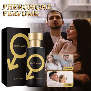 50ml Perfume De Feromona Golden Lure Para Mulheres Atrair Homens Seu Ele