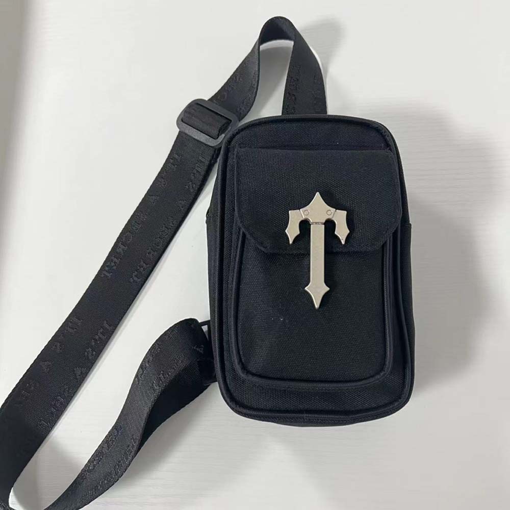 Trapstar Men's Shoulder Bag London Messenger Bag Men's Fashion UK Drill