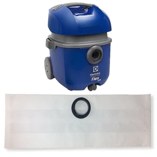 3 Sacos Refil Coletor Bag Cartucho Aspirador de Pó Electrolux Flex 1400 FlexN Flex Green FlexS Azul