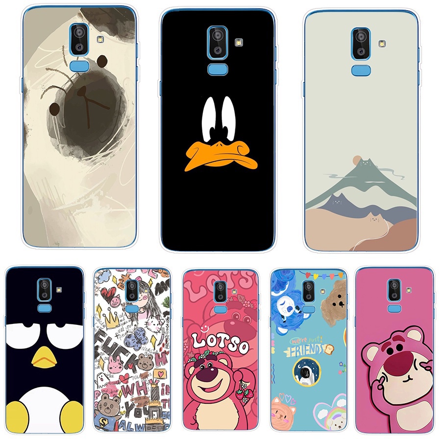 Para Samsung Galaxy J7 Neo J7 Pro J5 2017 J8 2018 Capa De Caixa De Telefone TPU De Silicone Macio