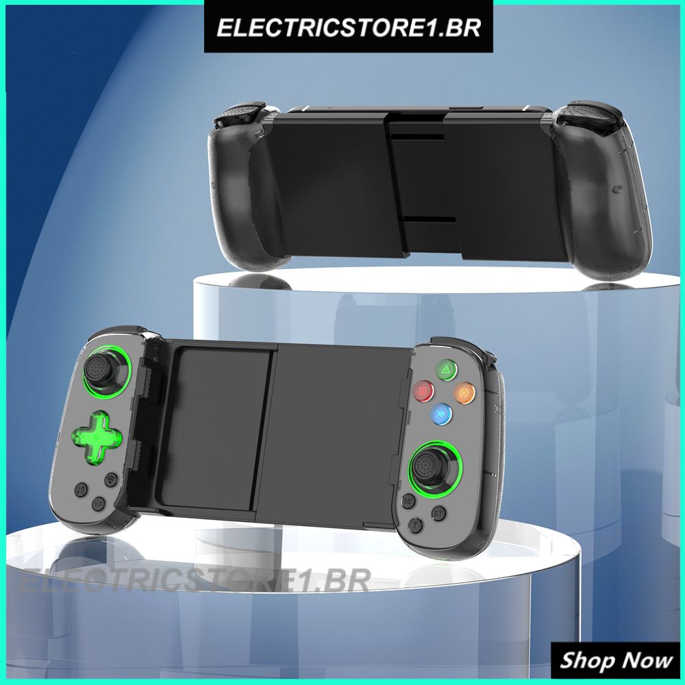 D7 Double Joystick Game Controller Adequado Para Android Ios Phone Pc Bluetooth Wireless Xbox Controller -ele.br