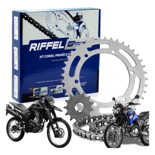Kit Relacao Tracao Transmissao Tenere Lander 250 2009 2010 2011 2012 2013 a 2025 Original Riffel em Oferta na Shopee