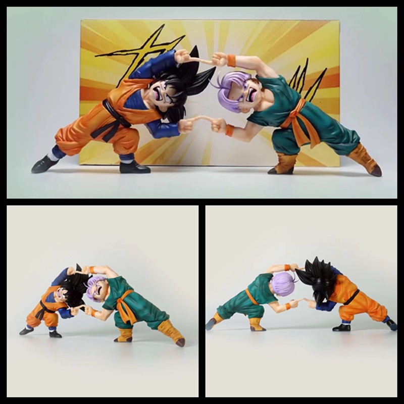 7Pcs/Set 11cm Anime Dragão Bola Troncos Bulma Son Goku Kakarotto Filho  Gohan Goten Pan Ação Figura Pvc Modelo Brinquedos