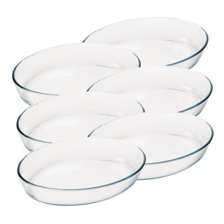 Conjunto de Assadeiras Marinex Oval 3,2 Litros Média 6 Peças