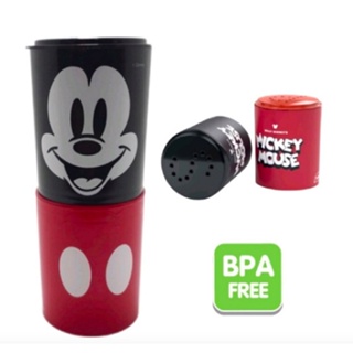 Kit Potes Sal e Pimenta Empilhável Disney Mickey Plasútil