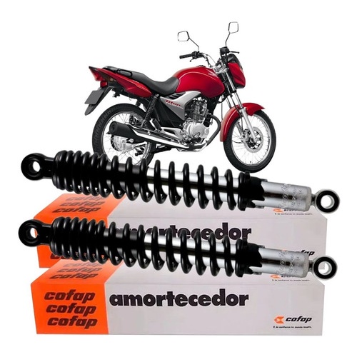 Par Amortecedor Cg Titan Fan Ks 125 2000 a 2012 Cofap
