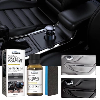 Hilimer Plástico Refurbished Plating Crystal Coating Agent Painel De Cera Auto Interior Carro Renovado Agente De Recauchutagem De Revestimento Com Esponja 30ml Para Porta De , Painéis De em Oferta na Shopee