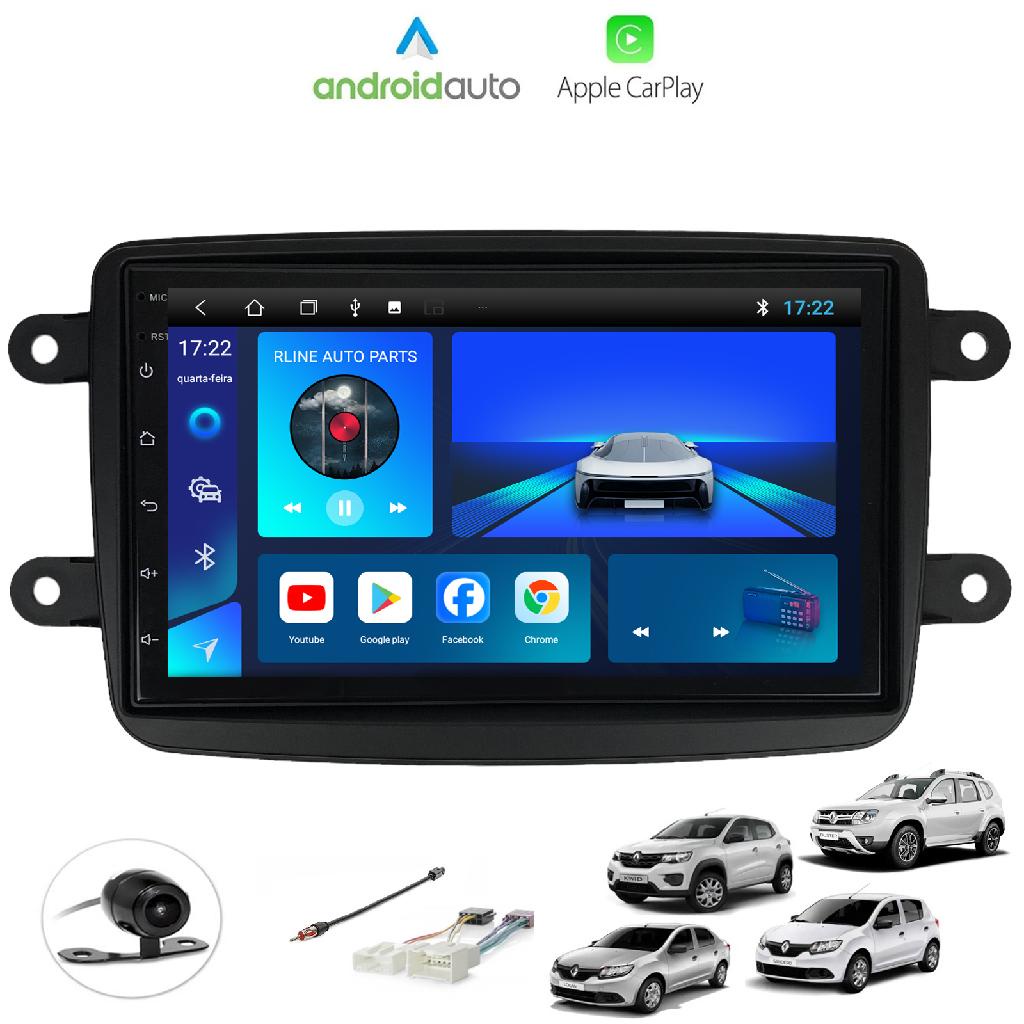 Kit Central Multimidia 2 Din Mp5 Android Renault Captur Duster Kwid ...