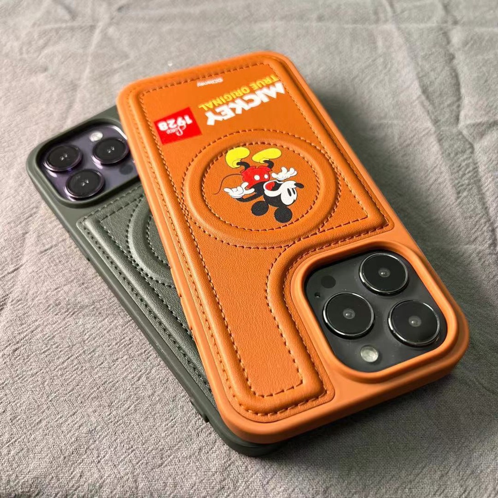 Estojo Magnético Para Telefone Com Design De Mouse Compatível IPhone 12 13 14 11 Pro Max Xs Xr Vbfg
