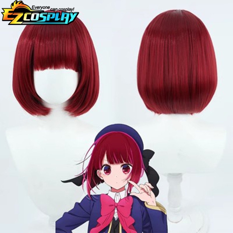 Compra online de Oshi no ko anime cosplay traje rubii rubi hoshino uniforme  escolar vestido topos saia irmã festa presente traje de halloween peruca