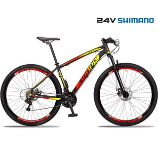 Bicicleta  29 Dropp Z3 Shimano TZ 24 Vel Freio a Disco MTB Alumínio em Oferta na Shopee