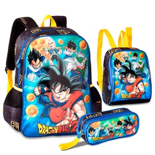 Estojo Dragon Ball Z, duplo Infantil escolar anime super Goku - Papelaria  S.A - Entregamos para todo Brasil