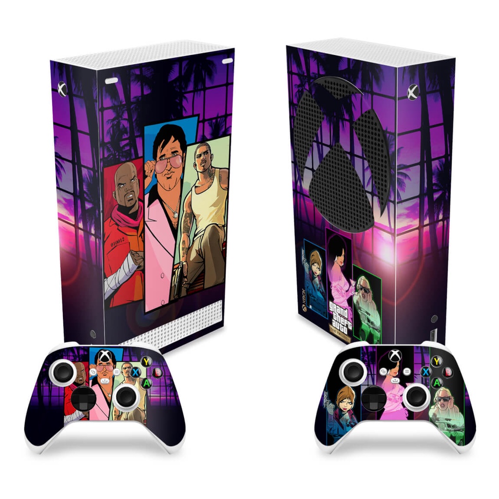 Xbox 360 Slim Skin - GTA V - Pop Arte Skins