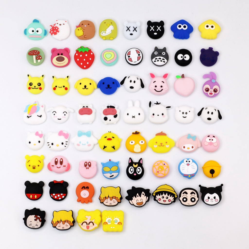 2pcs Tampa Do Joystick Analógico De Pega De Polegar Fofo E Adorável Para Nintendo Switch/OLED Lite Console