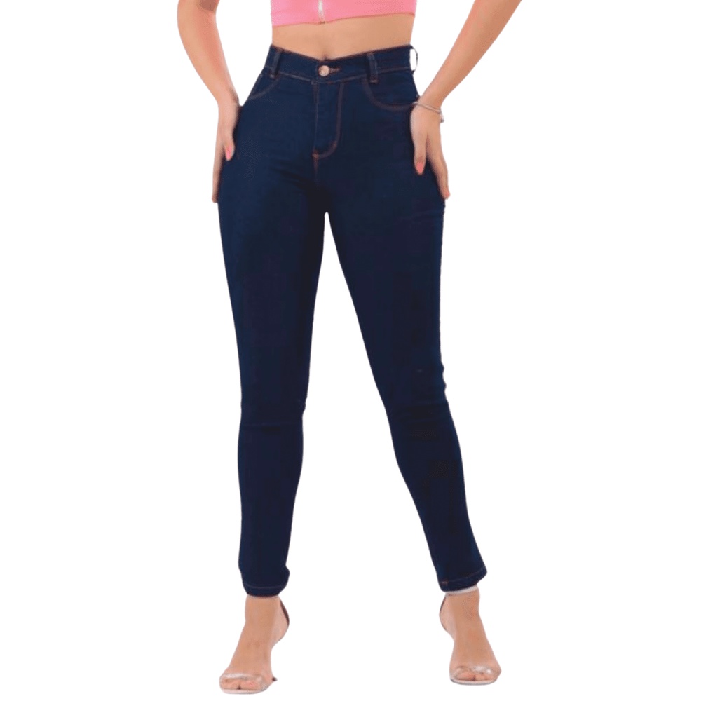 Calça Jeans Feminina Hot Pants Cintura Alta em Promoção na Shopee Brasil  2024