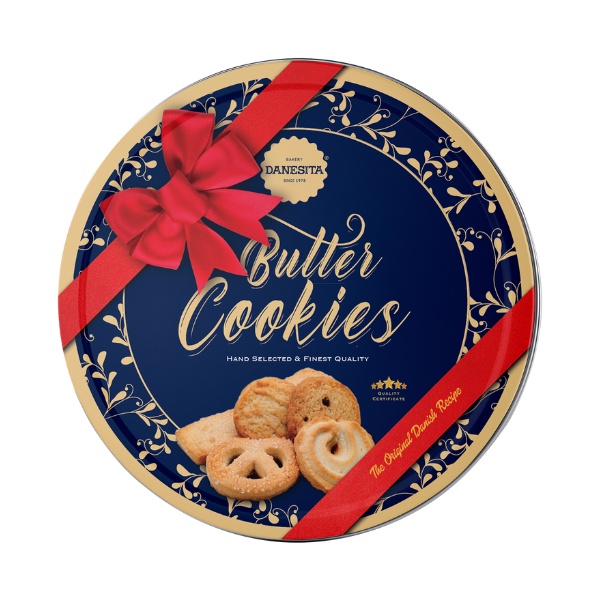 Biscoito Amanteigado Butter Cookies Lata Danesita 454g Shopee Brasil