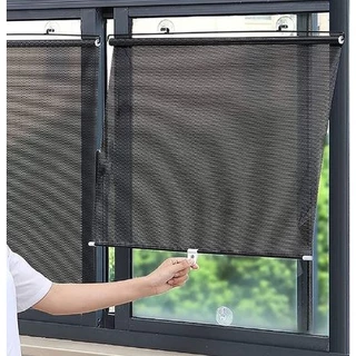 2 Cortinas Persiana Blackout Ventosas Janela Sala Quarto Escritório 1,25x0,68
