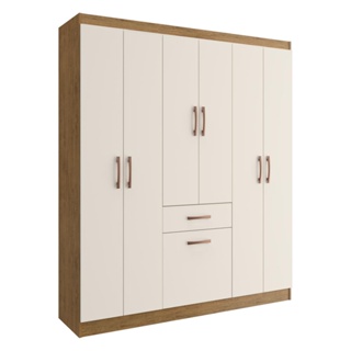 Guarda-Roupa 7 Portas 1 Gaveta Nairóbi Multimóveis VCR4154