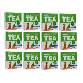 Kit 12 AntiPulga Pipeta Tea Cães 5,1Kg Á 10kg KIT C/3 Pipeta