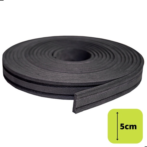 Rodapé Moldura Autocolante Eva Flexível 5cm - 4 Metros 5c2