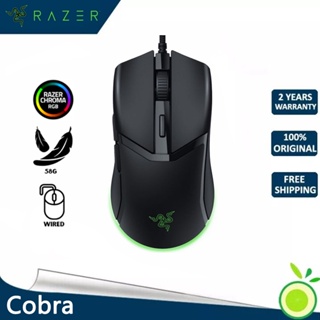 Razer Mouse Cobra leve para jogos com fio: design leve de 58 g