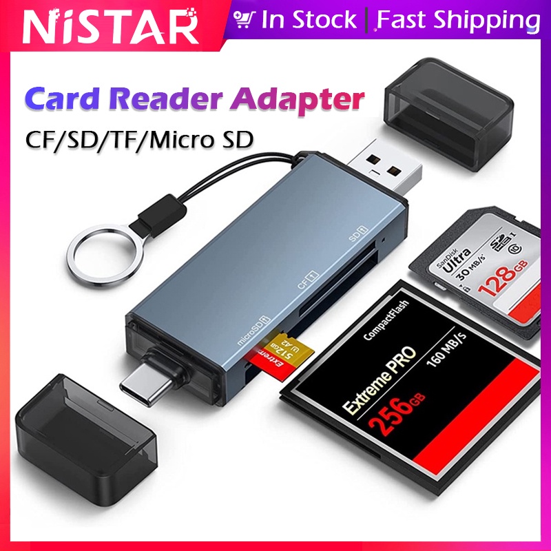 Leitor De Cartões USB Tipo C OTG De Alta Velocidade Em
