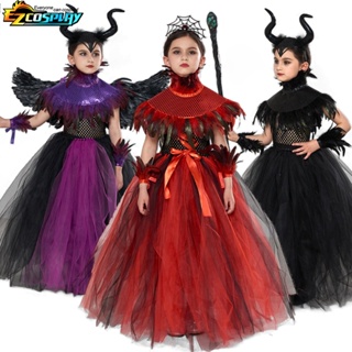 Vampiro Real Infantil - Vestido Halloween para meninas gótico - 4  unidades/conjunto fantasia vampiro e vestido tutu para meninas 2 a 12 anos  Famure