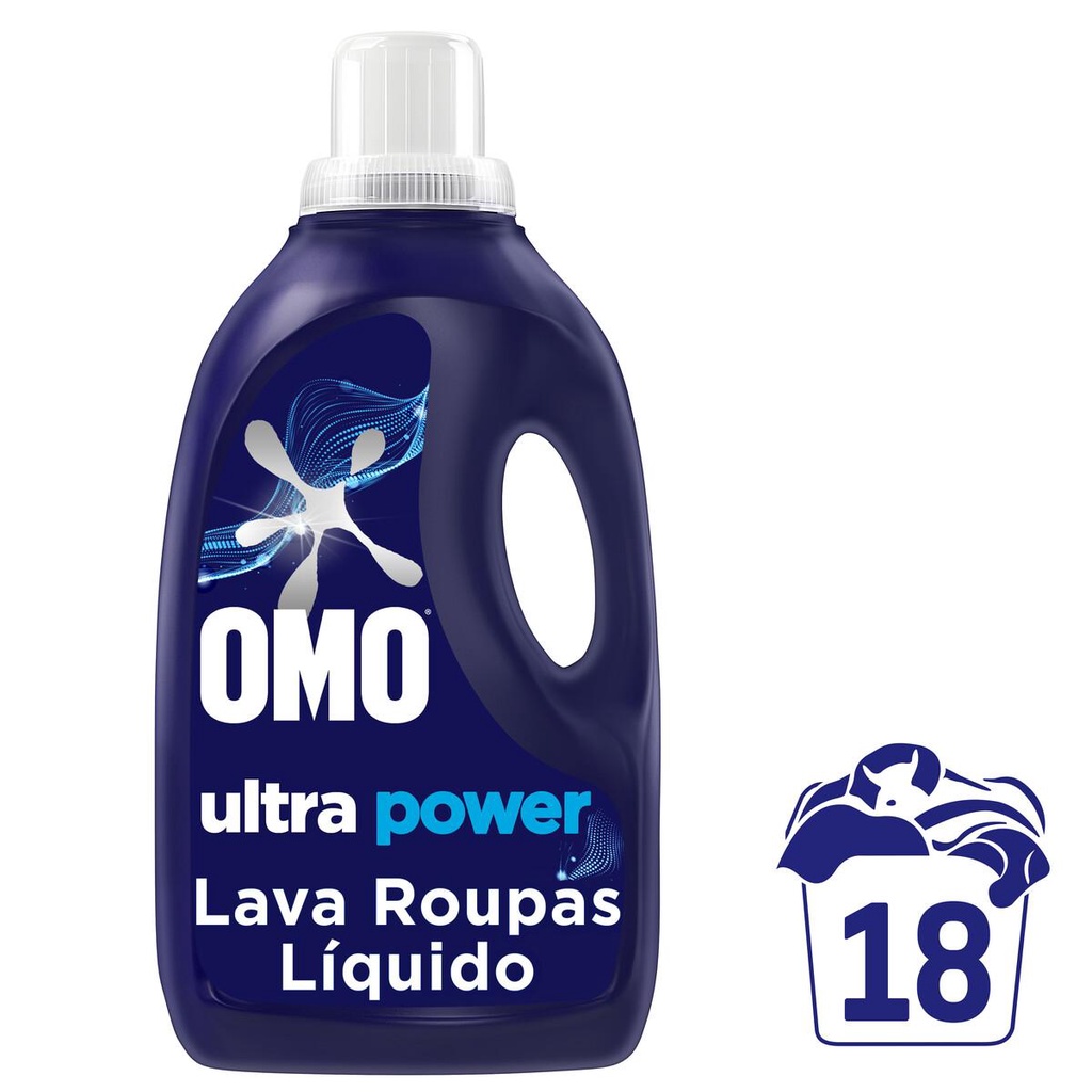 Lava-Roupas Líquido Omo Ultra Power 1,8l