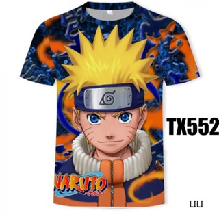 Naruto desenhos animados 3D imprimir t-shirt, camisa de manga curta Kakashi  para meninos e meninas, camisa infantil - AliExpress