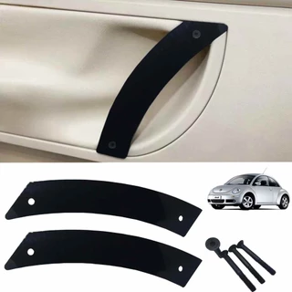 Puxador Porta Maçaneta interna New Beetle 1998 A 2010 Preto