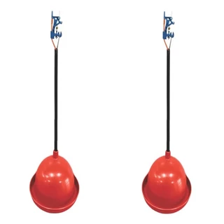 BEBEDOURO PENDULAR AVES GALINHA KIT COM 2 UNIDADES
