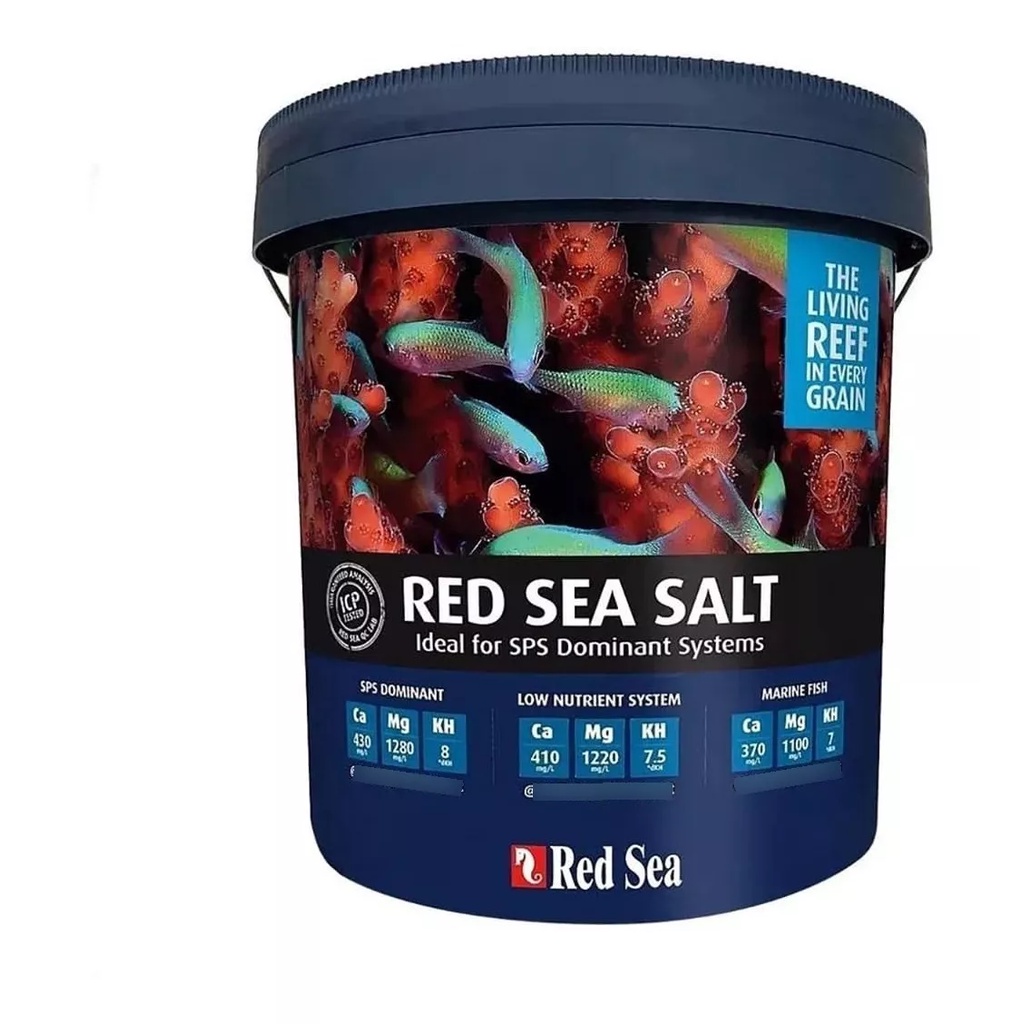 Sal Red Sea Salt 7kg Para Peixes E Corais Rende Até 210l | Shopee Brasil