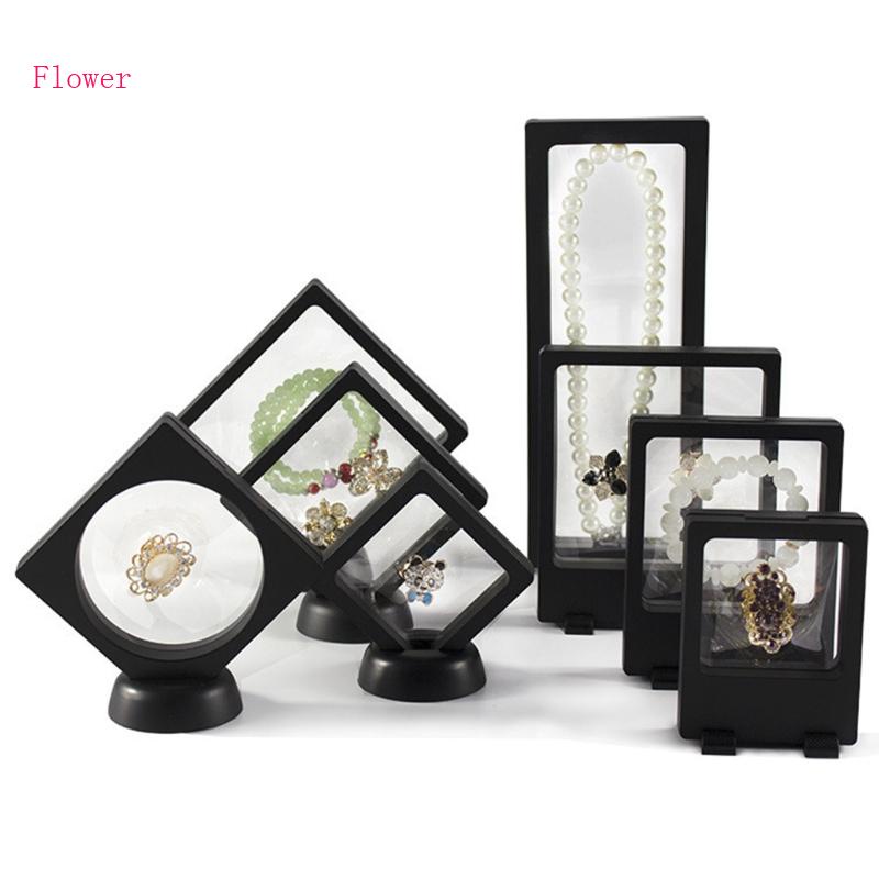 Suporte De Medalhas Militares Flower Challenge Coin Display Stand 3D Flutuante Transparente Telefone Para Jóias Case Jewelry