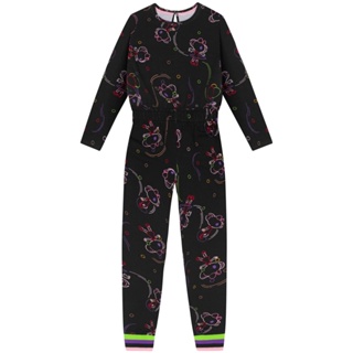 Macacão Infantil Menina Manga Longa Lilica