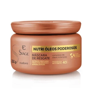 Máscara Capilar Eudora Siàge Nutri Óleos Poderosos 250g