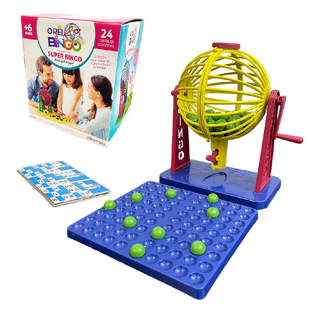 Jogo do Bingo 48 Cartelas e Dispensador com 88 Bolinhas - Smile Toys  Brinquedos